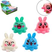 Lapin Antistress 8,5 Cm 4 Couleurs Assorties