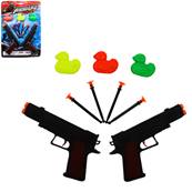Blister 2 Pistolets Flèches 15 Cm avec Canards