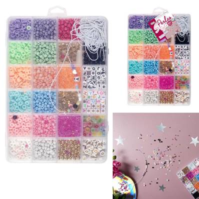 Boite de 860 Perles et Fil