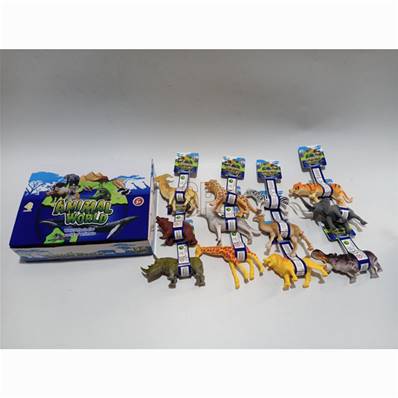Animaux Jungle PVC 15 x 5 x 3,5 Cm 12 Assortis