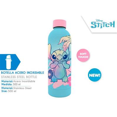 Gourde Imprimée en 3D en Acier Inoxydable 500 ml Stitch