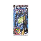 Blister Police Cible Couteau et Flêches 57 x 28 Cm