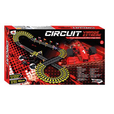 Circuit Avec Virage Releve