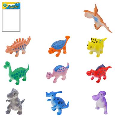 Dinosaure Humoristique 5 Cm 10 Modèles Assortis