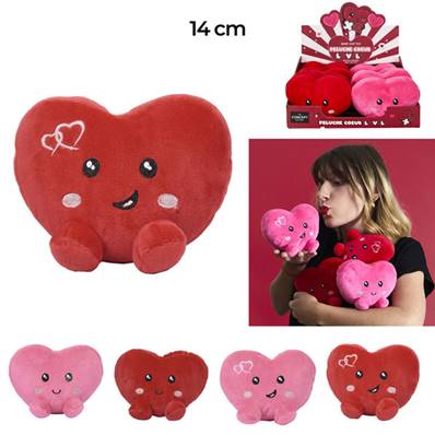 Peluche Coeur 14cm Kawaii 