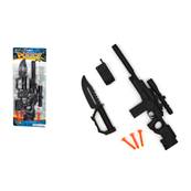 Blister Fusil 42 Cm avec 3 Flèches et Accessoires
