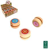 Yoyo en Bois 5 Cm 3 Couleurs Assorties