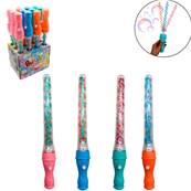Epee Bulles de Savon 3 Souffleurs 160 ml 37 Cm 4 Couleurs Ass.