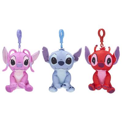 Peluche Porte Clés Stitch 3 Assortiments 12 Cm