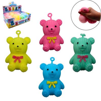 Antistress Ours PVA 10 Cm 4 Couleurs Assorties