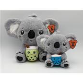 Koala avec Bubble Tea 2 Assortiments 30 Cm