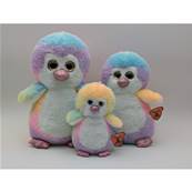Pinguoin Pattes Brillantes Arc en Ciel 30 Cm