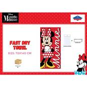 Serviette de Plage Minnie 70 x 140 Cm 100% Microfibres