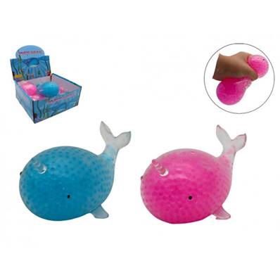Animal Antistress Baleine Billes 2 Couleurs