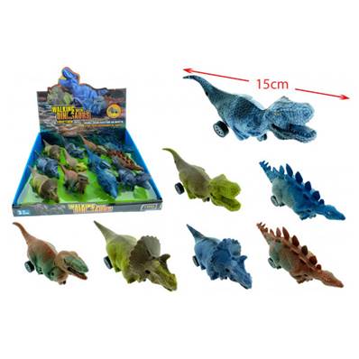 Véhicule Dinosaure Friction 8 Assortis