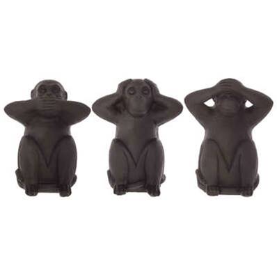 Singes Sagesse Resine H23