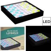 Jeu de Dames Transparent LED