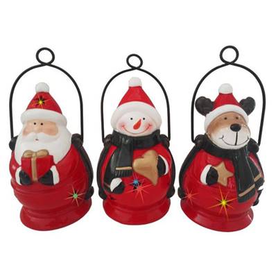 Lanterne Lumineuse de Noël 11,8 x 7,5 x 7,2 Cm