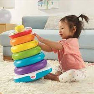 Fisher Price– Pyramide Arc-En-Ciel Géante