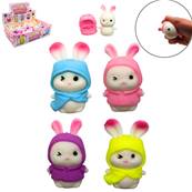 Kawaii Lapin Aantistress 8 Cm 4 Couleurs Assorties