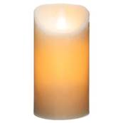 Bougie Led Blanc Cassé H20 cm