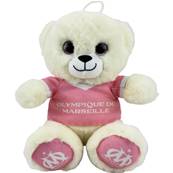 Peluche Ours OM 18 Cm Rose