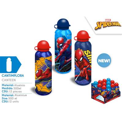 Gourde Alu 500ml Spiderman