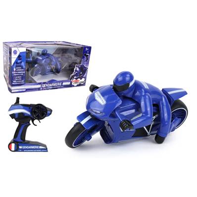 Moto Rapide Gendarmerie 24 Cm Radiocommande 2.4GHZ Lumineuse