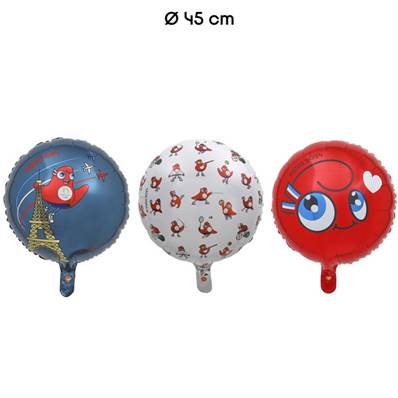 Ballon Rond Mascotte Mixte x3  Air / Helium