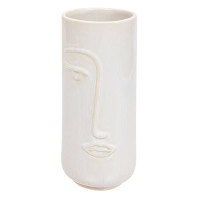 Vase Céramique Visage Soliflor h25