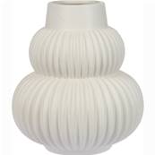 Vase Dolomite Blanc 18 x 20 Cm