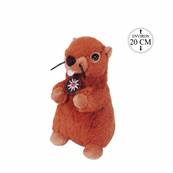 Peluche Marmotte 20 Cm