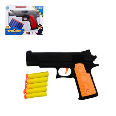 Boite Pistolet Flèches en Mousse 17 Cm