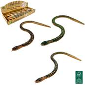 Serpent en Bois 50 Cm 3 Couleurs Assorties