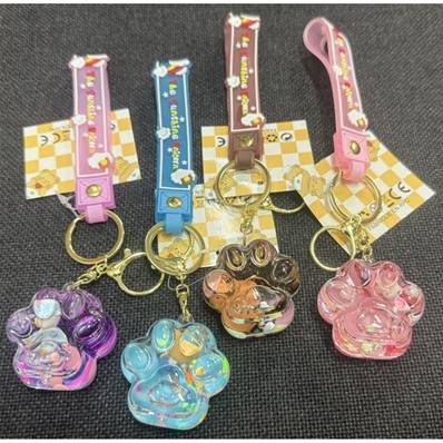 Porte-clés Luxe Eau Patte de Chat