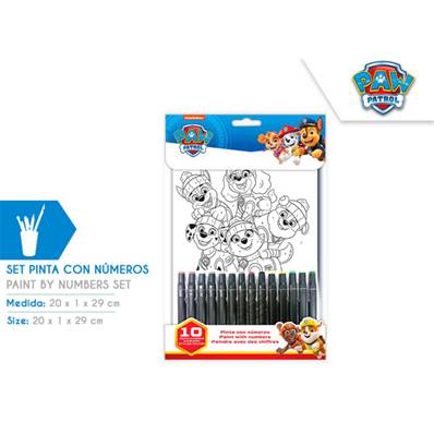 Set de Coloriage 10 Feutres Pat Patrouille