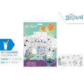 Set de Coloriage avec Stickers Stitch