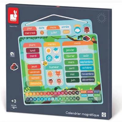 Calendrier Magnetique - Version Fr