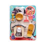 Blister Chien en Cage avec Accessoires