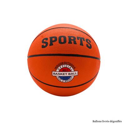 Ballon de Basket N°7 Simili Cuir  24cm 