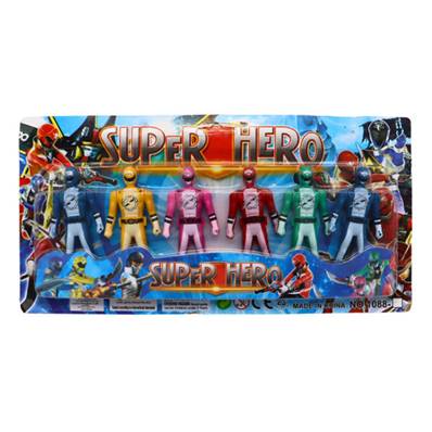 Blister Figurine Super Héros 6 Pièces 11Cm