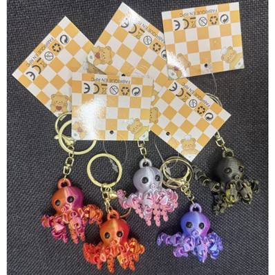 Porte-clés Animaux 3D Pieuvres