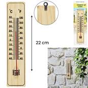 Thermometre Exterieur en Bois 