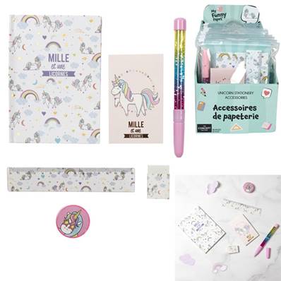 Acc papeterie Licorne