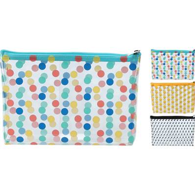 Trousse de Toilette 24 x 15 Cm - 3 Assortiements