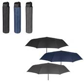 Parapluie Homme Mini Manuel 54 Cm Noir Bleu Gris